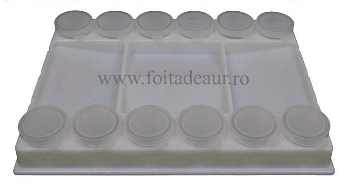 set recipiente cu paleta si suport